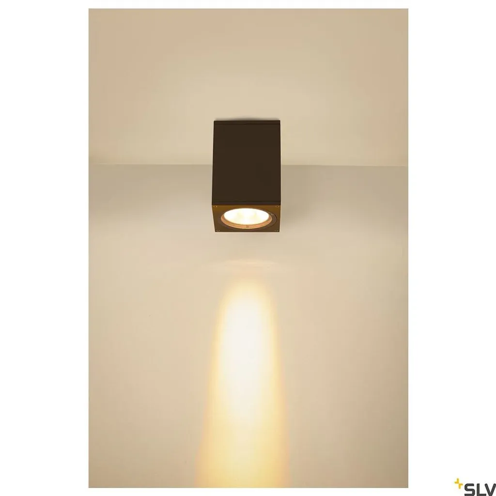 Plafonnier Extérieur LED Carré SLV Enola Square Anthracite Variable CCT - 6
