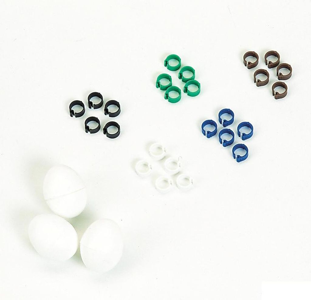 Nobby Clipsringe für Tauben 50 Stück, 8,0 mm