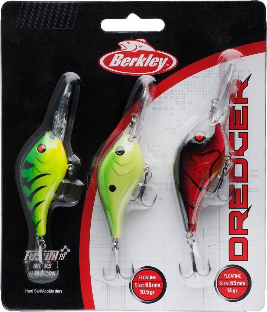 Berkley Dredger 3-Pack - 3 Crankbaits im Set