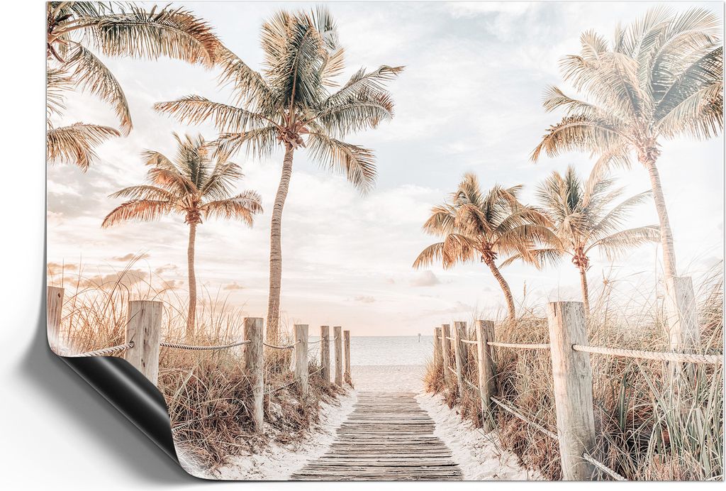 DEQORI Magnetmatte Universal 30x21 cm (A4) 'Pfad zum Sommerglück' Magnetfolie Kalender Planer