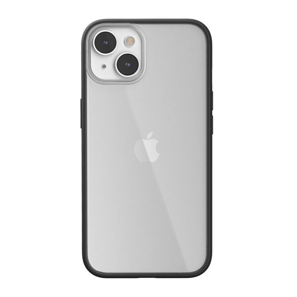 Woodcessories Clear Case, Cover, Apple, iPhone 14 Clear Case, 15,5 cm (6.1"), Schwarz, Transparent