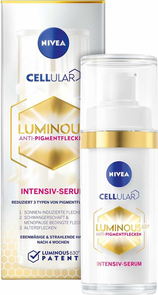 NIVEA Serum Gesichtspflege Hautpflege Cellular Luminous 630 Anti Pigmentflecken Aufhellen Intensiv Pflege