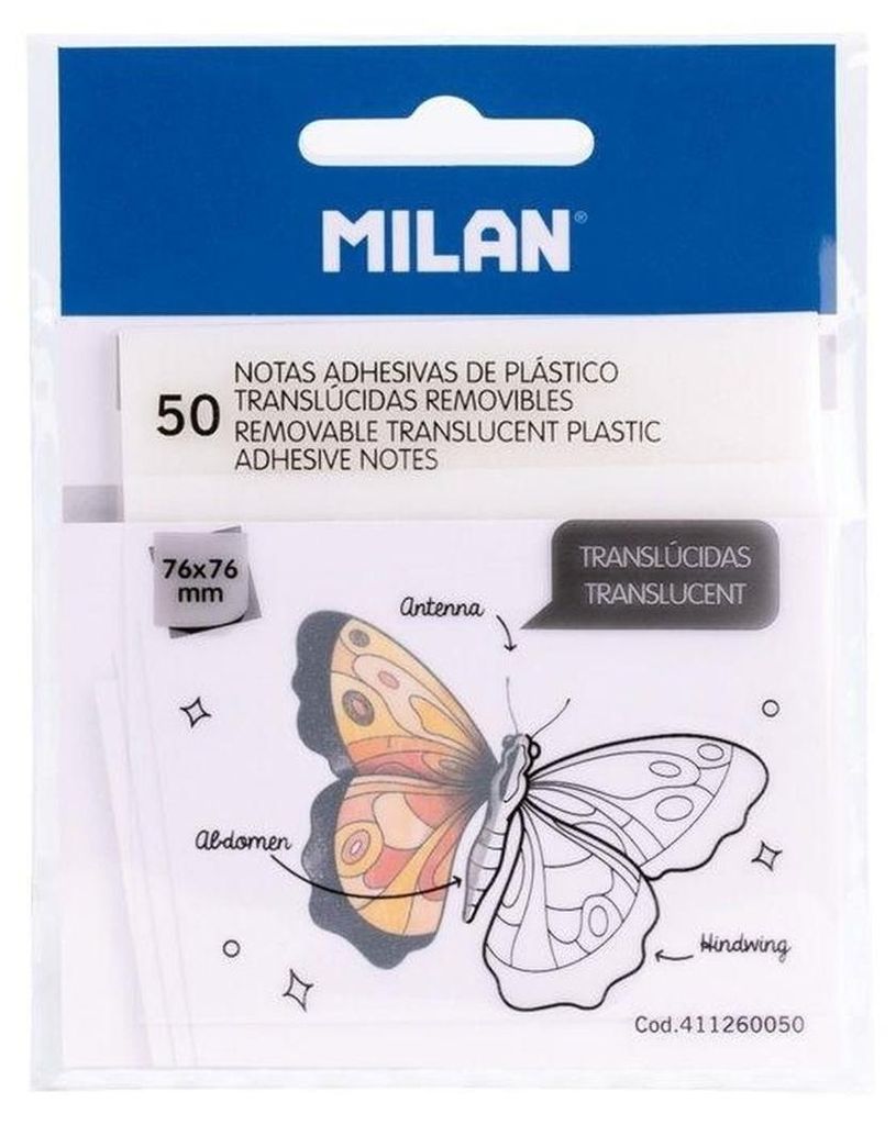 Milan 411260050, Transparent, Weiß, Quadratisch, Produktbild 