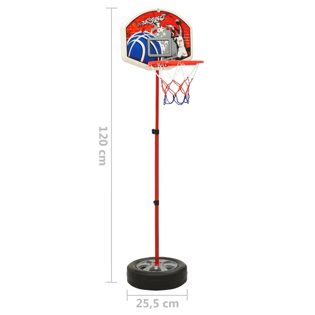 Panier Basketball Réglable 120cm - Structure Stable et Montage Rapide