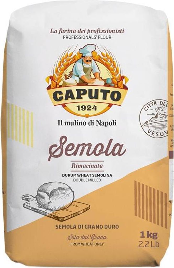 Caputo Semola Rimancinata 1 kg italská mouka semolina z Obrázek produktu 