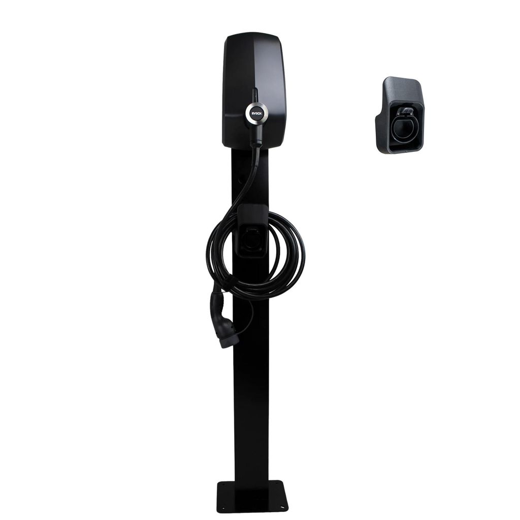 Wallbox Standfuß für EVBox Elvi – Metall-Montagepfosten, Produktbild 