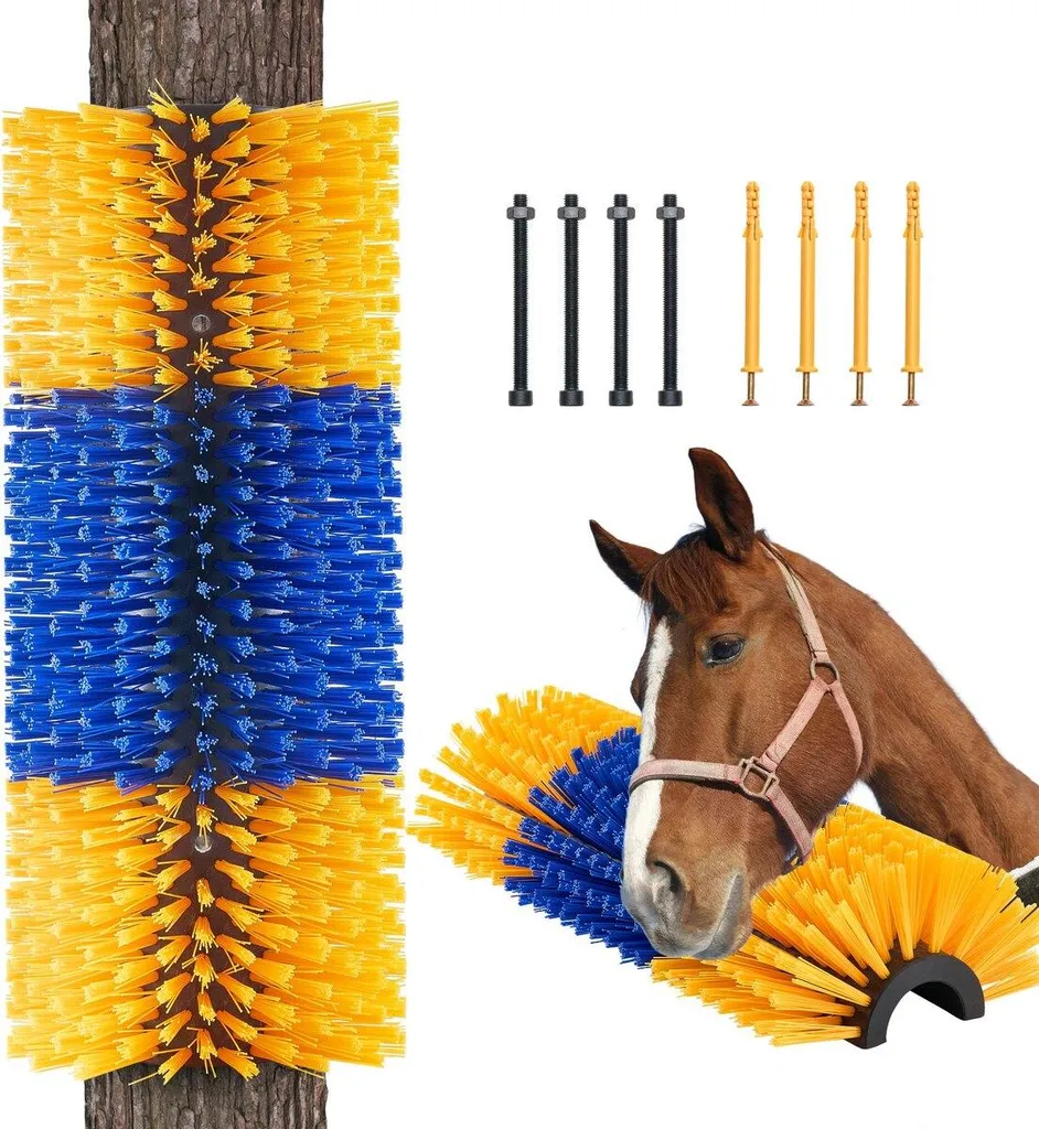 Brosse à gratter bétail en nylon rigide 20 pouces haute résistance XL