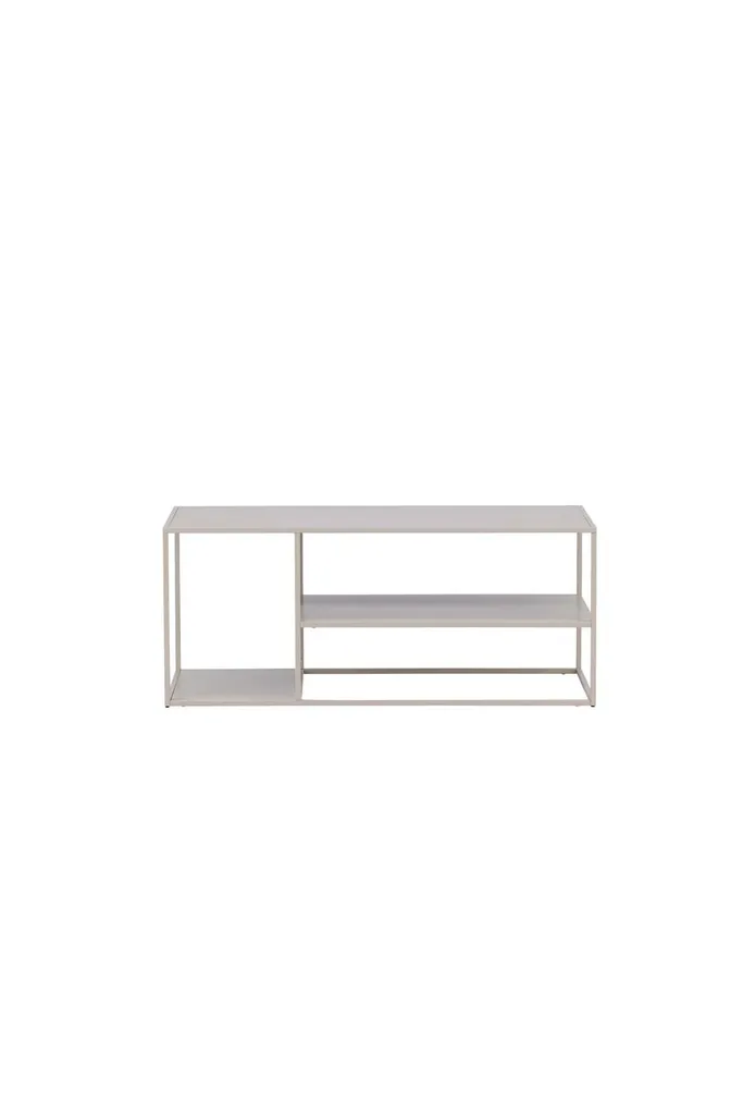 Table Basse Staal Beige Acier Thermolaqué Durable et Design Épuré
