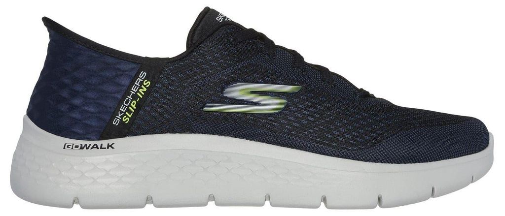Skechers - "Go Walk Flex New World" Geometrisches Muster Wanderschuhe für Herren, Zum Reinschlüpfen GT21136 (45 EU) (Marine)