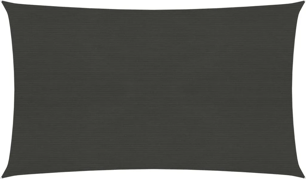 Telo Ombreggiante HDPE 160g/m² 2,5x5 m Antracite | Alta Resistenza