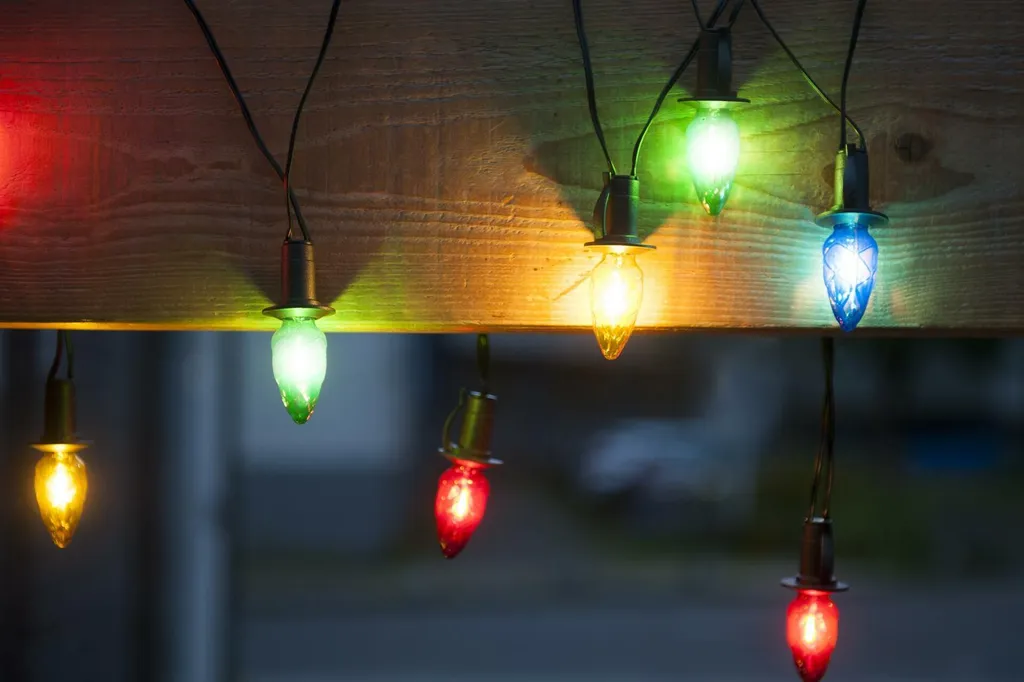 Guirlande extérieure extensible filament LED Exihand câble noir