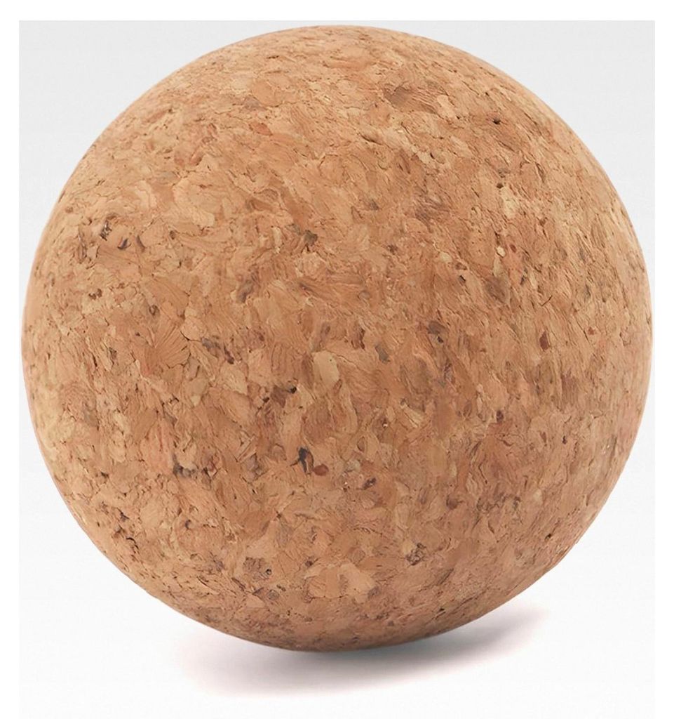 Kork-Massageball, Massageball-Set, geeignet für Rücken- und Muskelmassage, nachhaltiger Triggerpunktball, Triggerpunkt-Therapieball zur Muskelver...