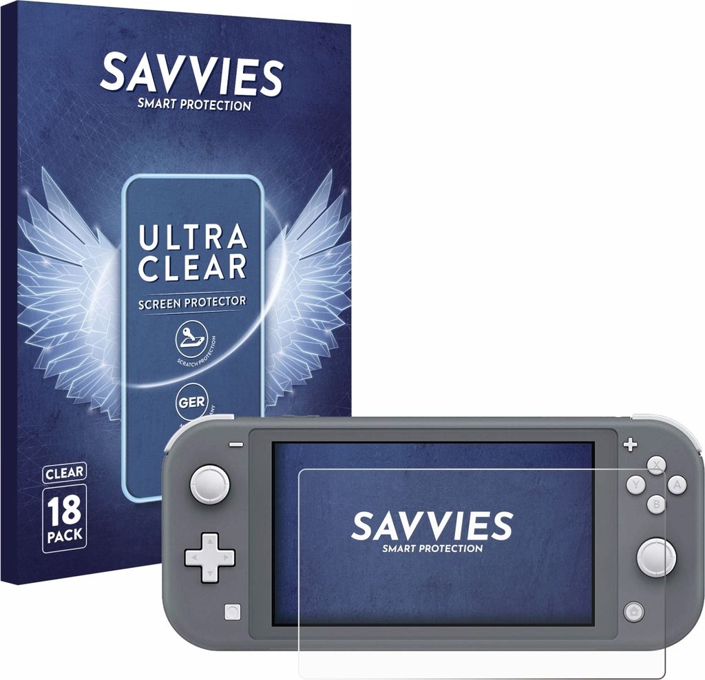 18x Für Nintendo Switch Lite Schutzfolie Savvies Produktbild 