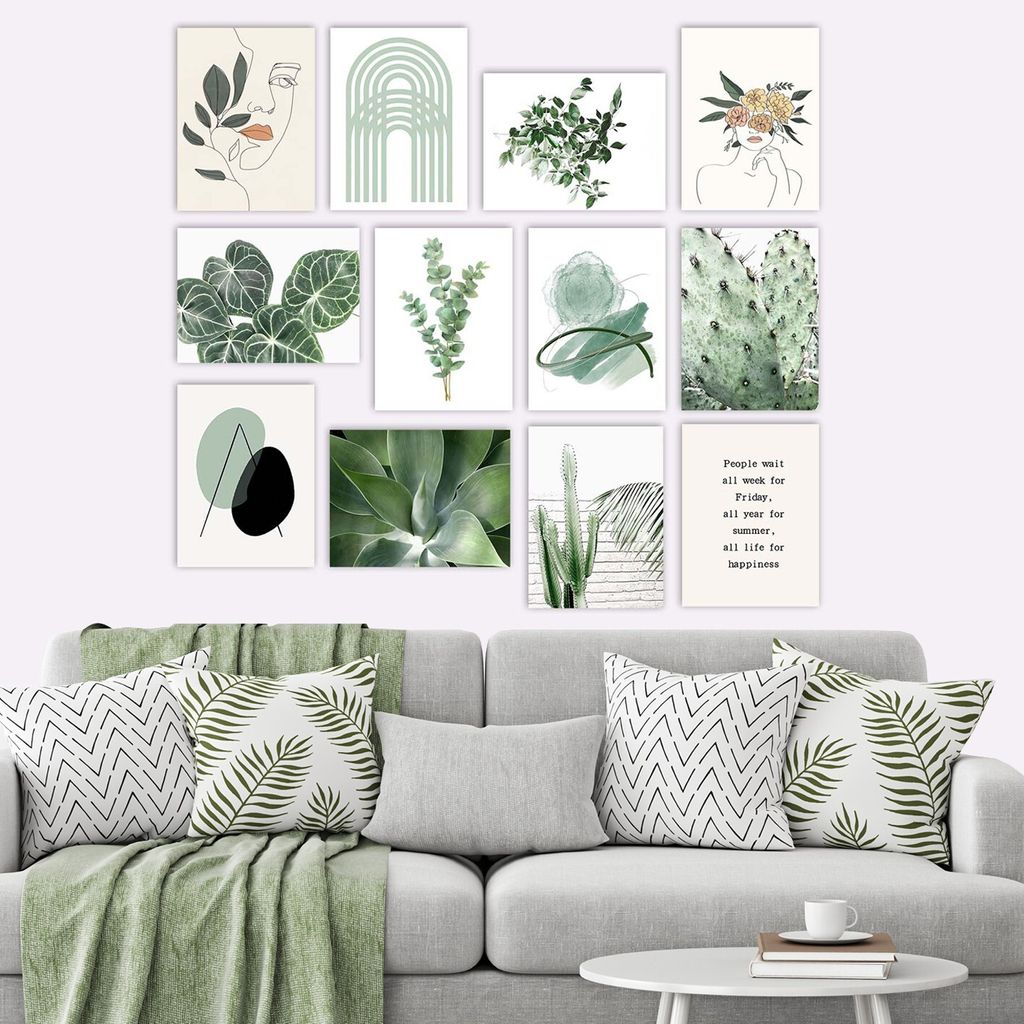 Wallity, 12MDF01- LUL1231, Coloré, Impressions sur toile, Image du produit 