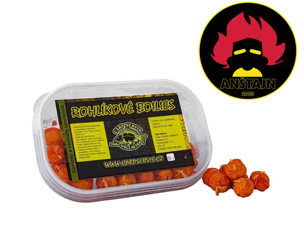 CSV Carp Servis Václavík rohlíkové boilies 12mm 40g Obrázek produktu 