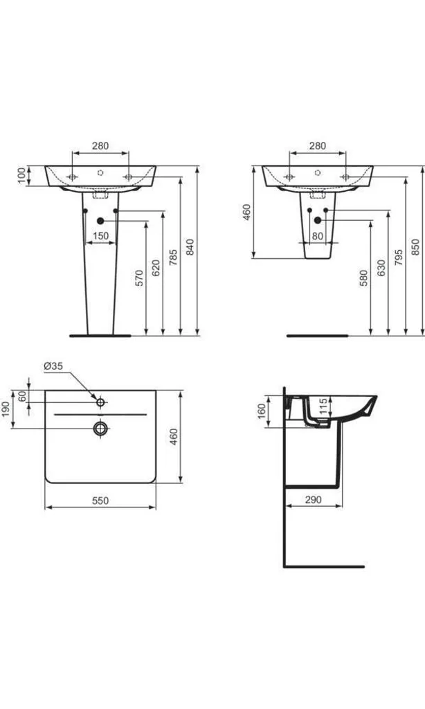 Idee Bagno: Recensione Lavabo Ideal Standard Connect Air Cube E029901 - 8