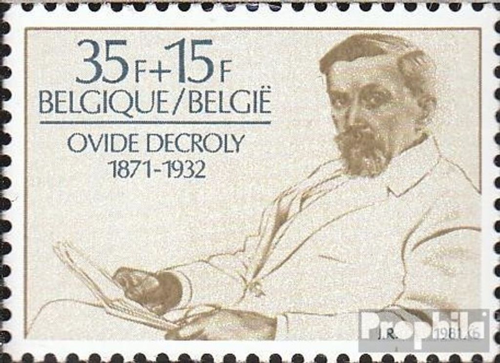 Briefmarken Belgien 1981 Mi 2061 (kompl.Ausg.) gestempelt Ovide Decroly