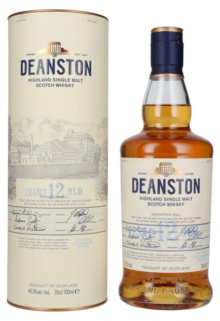 Deanston 12 Years Old Highland Single Malt 46,3% Vol. 0,7l Produktbild 
