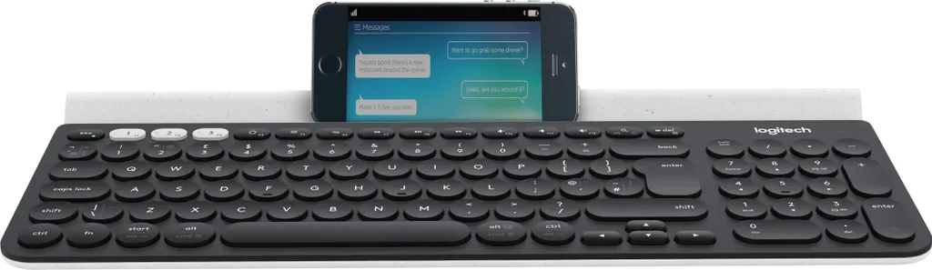 Logitech K780 Clavier Silencieux pour Alterner PC, Smartphone et iPad