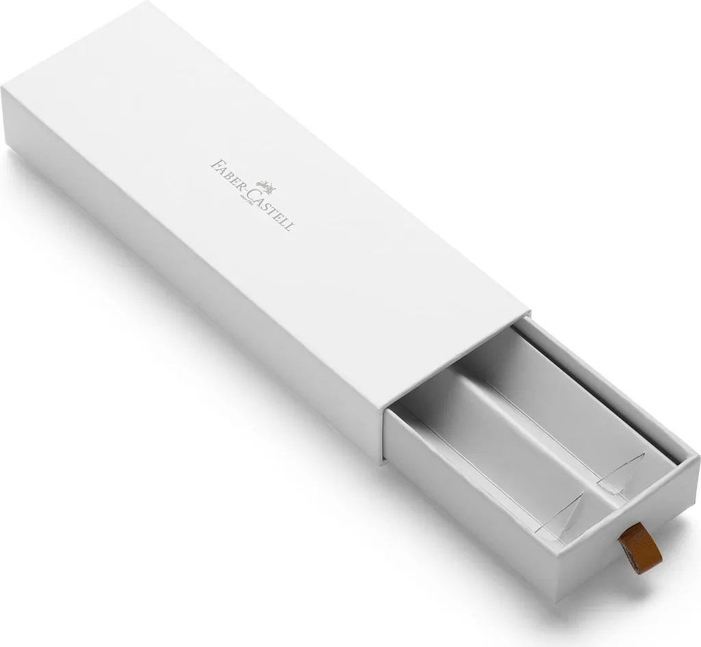 Faber-Castell Étui à stylos Design blanc pour 2 stylos (sans contenu)