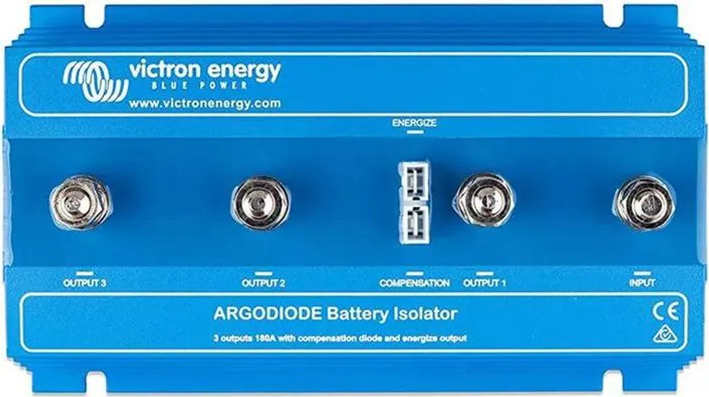 Répartiteur de Charge Camping-car et Bateau Argodiode 180A 3 Sorties