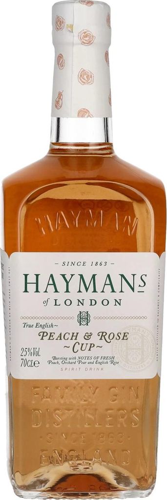 Hayman's of London PEACH & ROSE CUP 25% Vol. 0,7l Produktbild 
