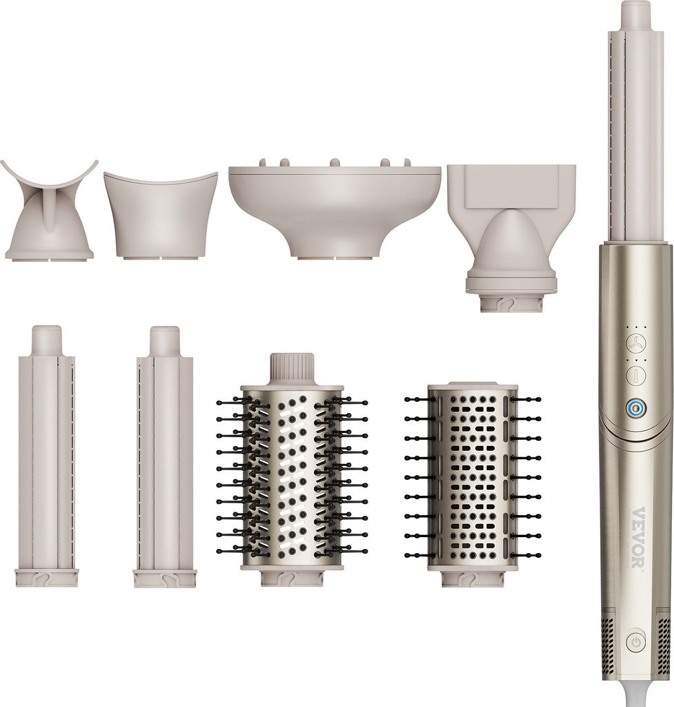 VEVOR ferro arricciacapelli 8 in 1, set di ferro Immagine del prodotto 
