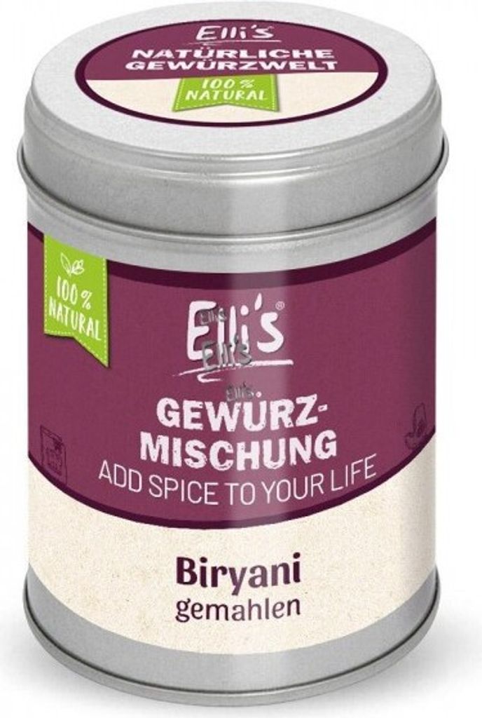 Biryani Gewürzmischung gemahlen - Ellis Gewürz