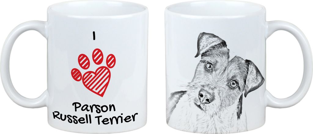 Parson Russell Terrier - Tasse mit Hund, entzückende Tasse mit Grafik, Geschenk mit Ihrem Foto von der Marke Art-Dog