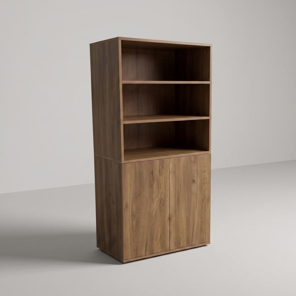 VDD – Armoire – Bibliothèque – Meuble de rangement – Portes Image du produit 