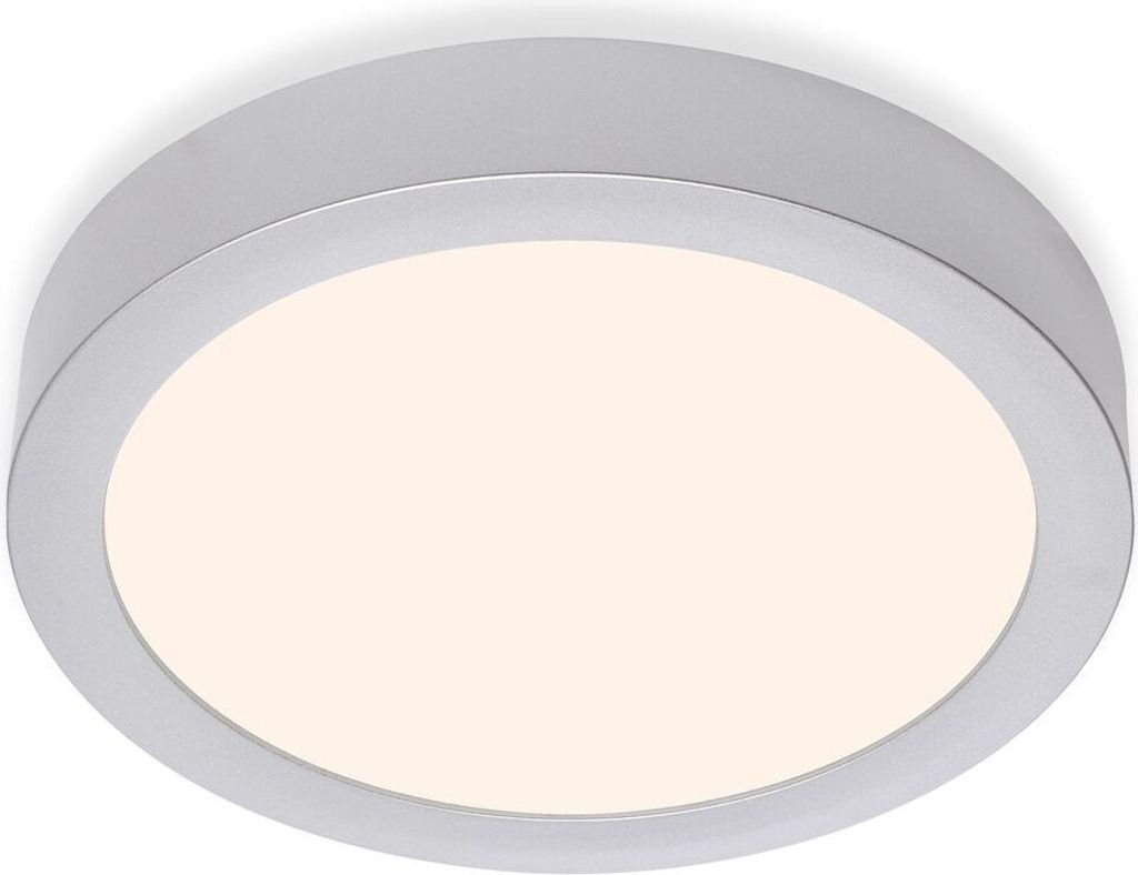 LED Aufbauleuchte Deckenlampe 16,5 W 3000K Chrom-Matt IP20 Produktbild 