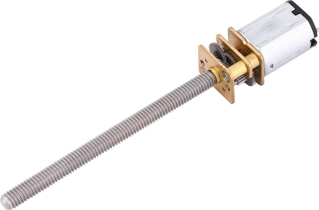 N20 Getriebemotor mit Gewindespindel zur Drehzahlreduzierung, M4x55mm 12V Kugelgewindetrieb-Zubehör (1000 U/min)