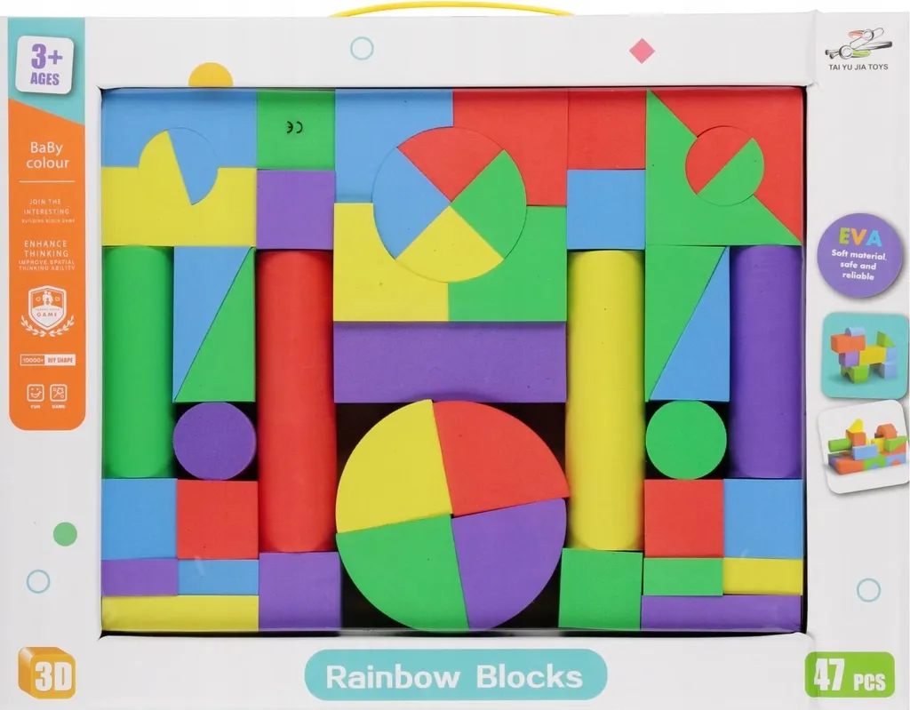 Modules de motricité pour enfant - 47 blocs mousse 41x31x5 cm Mc Wb 4509