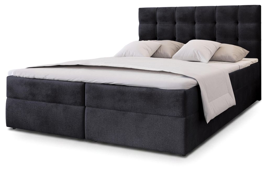 Masseno Boxspringbett GLOS K 160x200 cm Komplett-Set mit Produktbild 