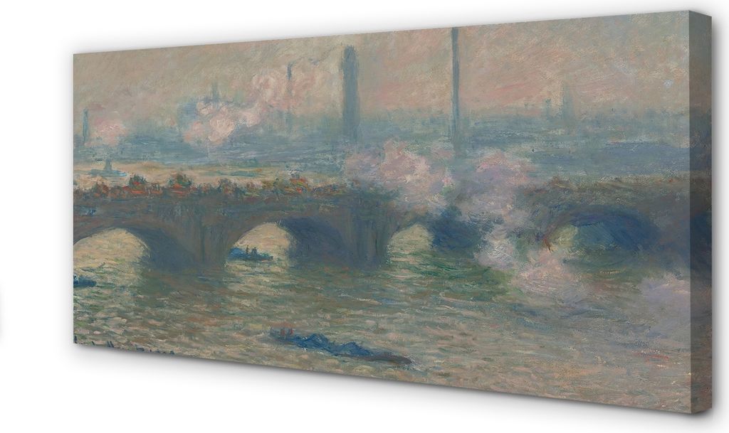 Leinwandbild 140x70 Wandkunst Kunst gemalt Landschaft