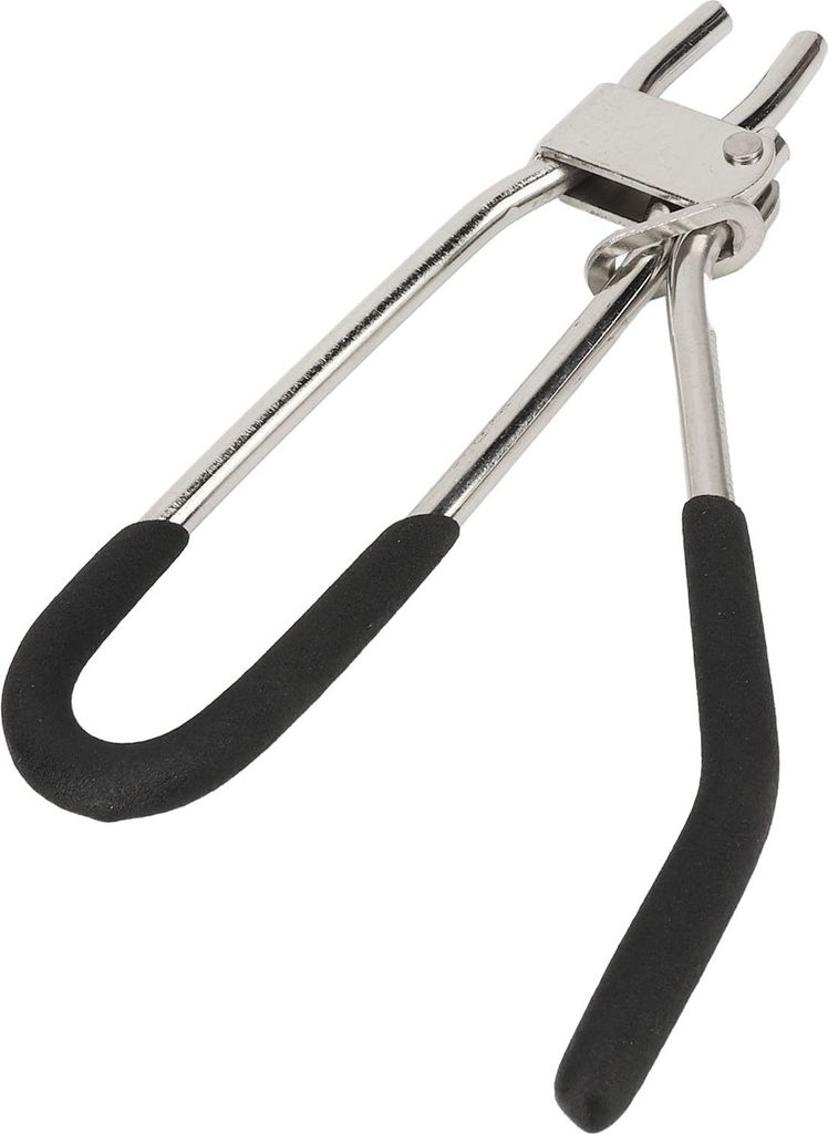 Bremsschlauchklemme aus Stahl, 12 mm Öffnung, abgerundete Backenkanten, vielseitig einsetzbar für Kraftstoff-Vakuum-Flüssigkeitsleitungen