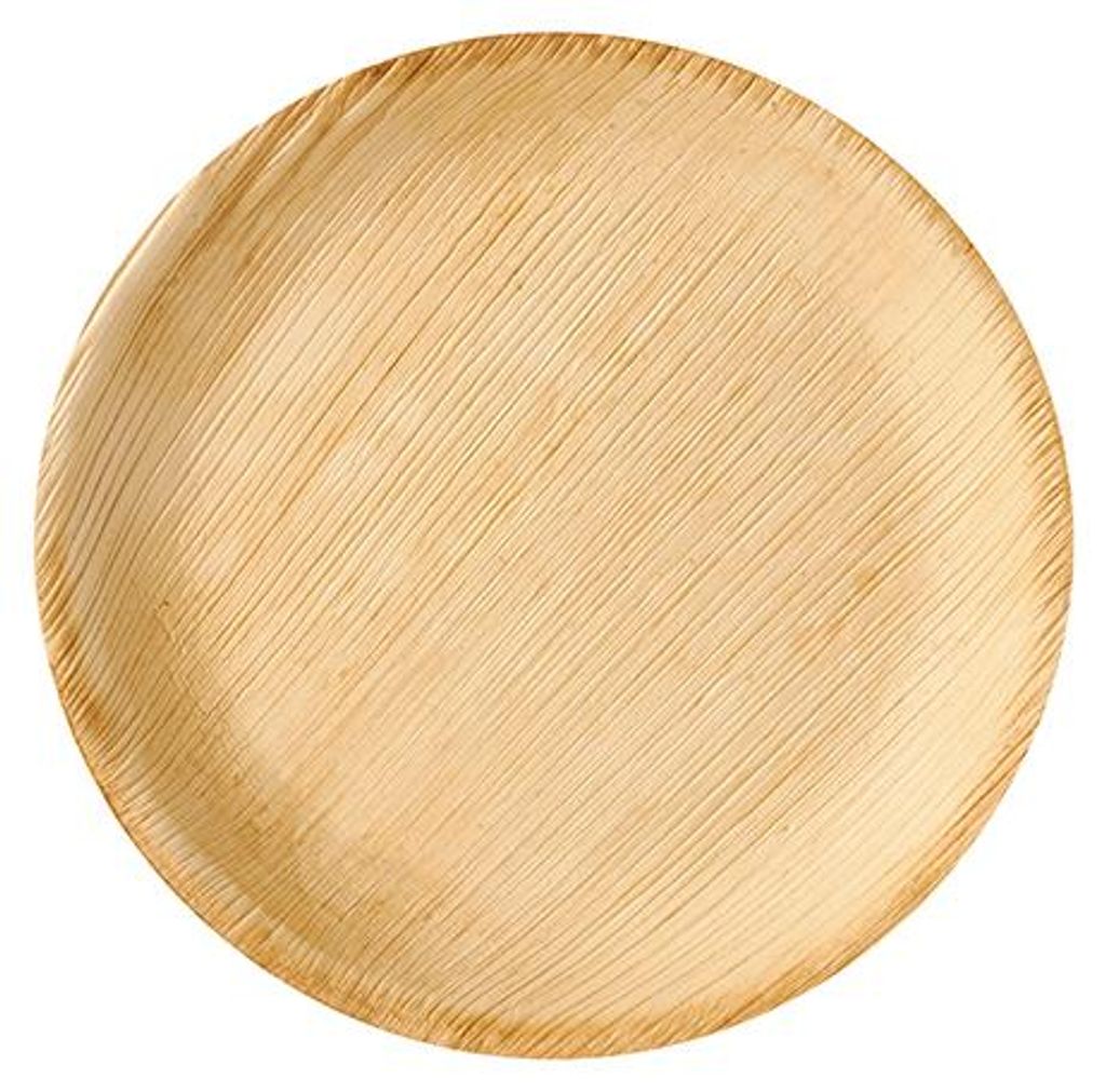 300x Palmblatt Teller "pure", rund Ø 23 cm