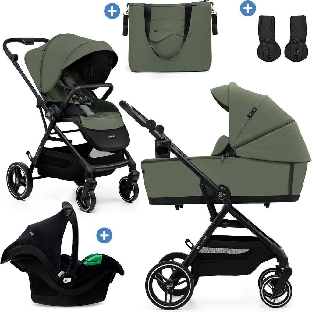Ensemble poussette combinée 3 en 1 Kinderkraft YOXI, pour Image du produit 