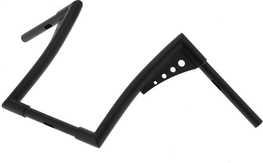 Guidon Ape Hanger 14 pouces en acier inoxydable pour FLST FXST XL