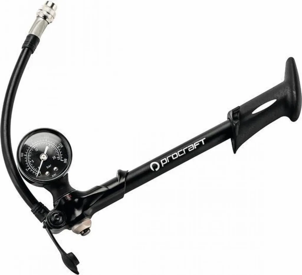 Pompe Procraft Blow Up Compact II noire avec levier de pression 21 bars