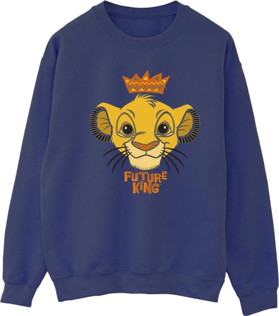 Disney - "The Lion King Future King" Sweatshirt für Damen BI14277 (M) (Marineblau)