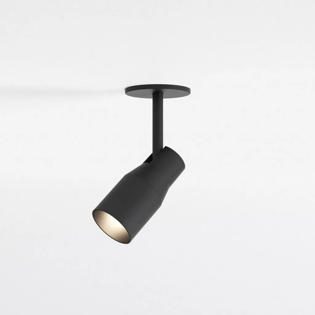 Spot Astro Apollo 100 Noir : solution éclairage discret anti-reflet