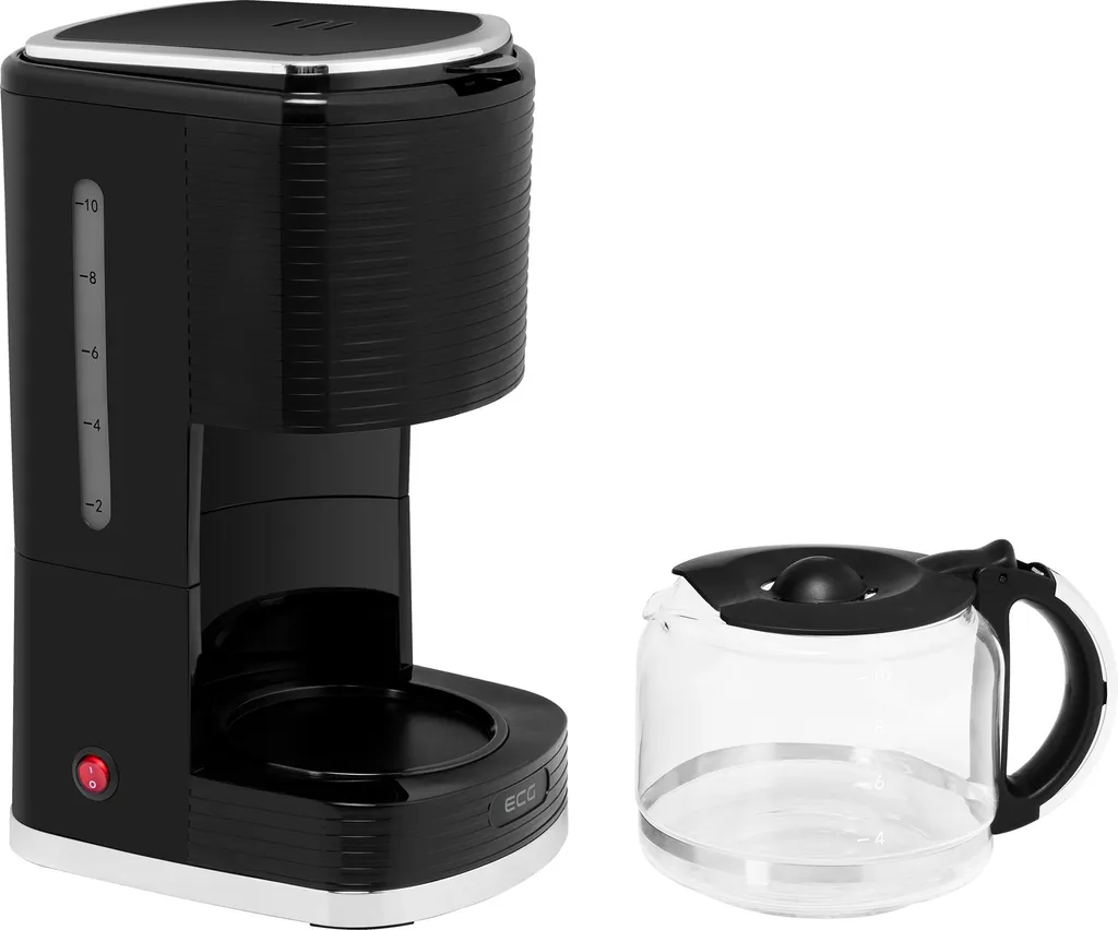 Machine à café filtre ECG KP 2150 Stripe - 1,5 L pour 12 tasses de café