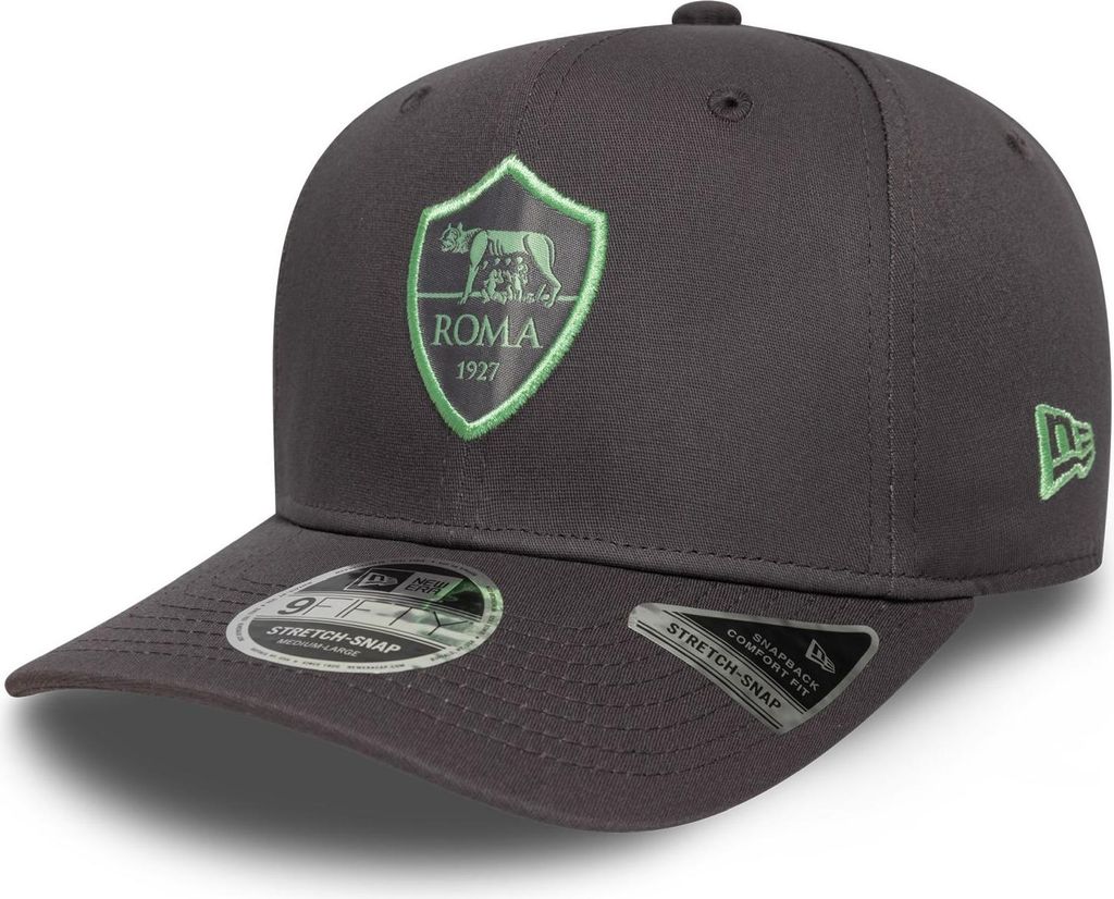 New Era 9Fifty Stretch Snapback Cap - AS Roma charcoal - M/L