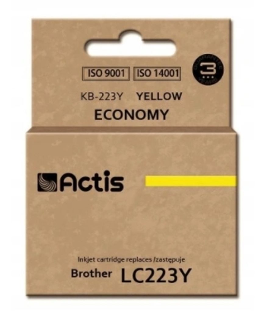 Actis Zamiennik tuszu Brother LC223Y Standard żółty 10 ml