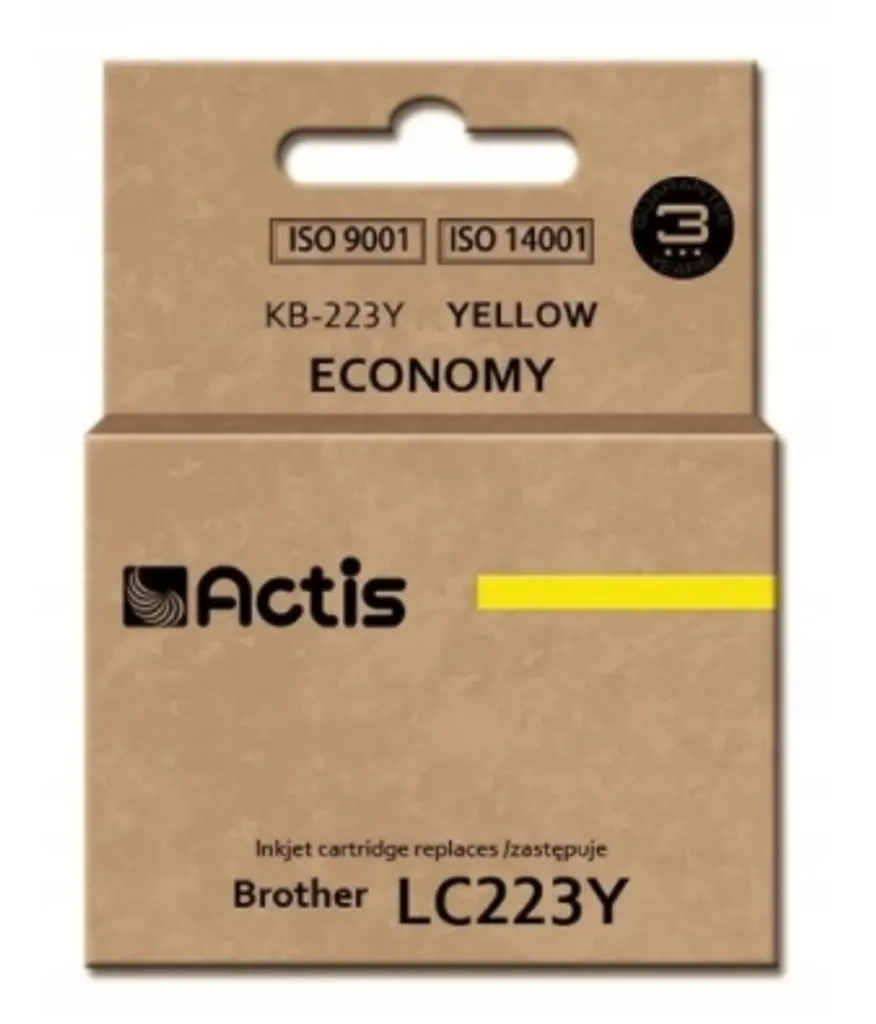 Actis KB-223Y ink (replacement for Brother LC223Y; Standard; 10 ml; yellow)