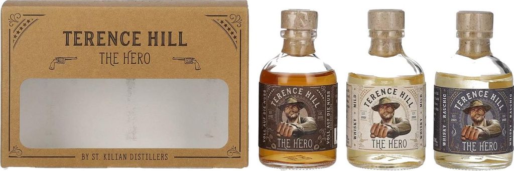 Terence Hill THE HERO Set 38,7% Vol. 3x0,05l en boîte Image du produit 
