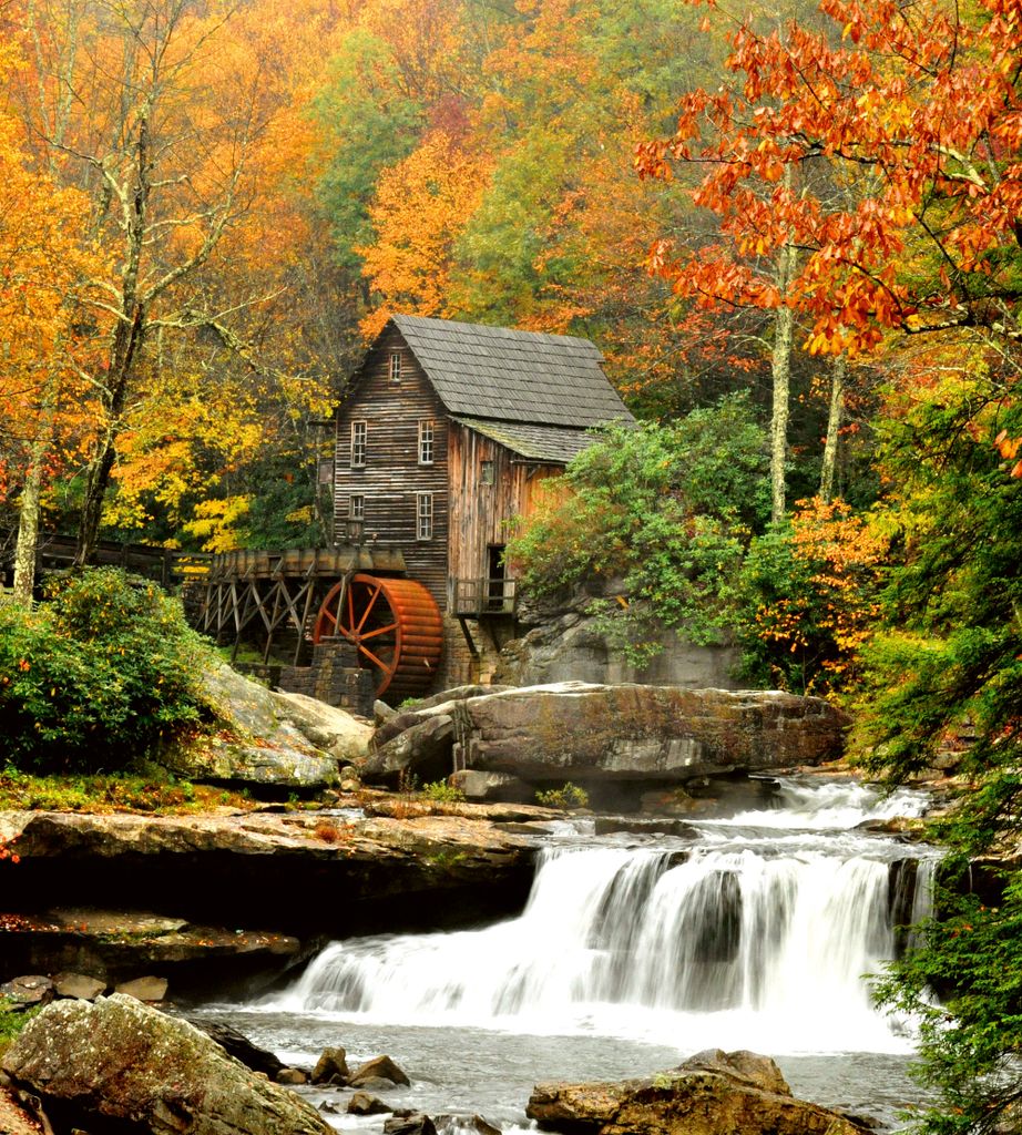 Fototapete - Grist Mill 225x250cm - Vliestapete