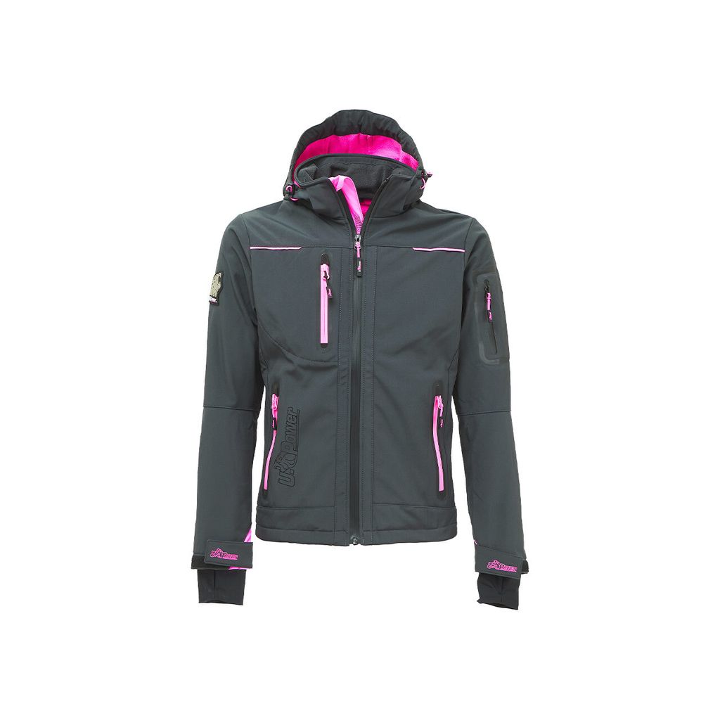 U-POWER Softshell Jacke wasserdicht atmungsaktiv winddicht SPACE LADY L