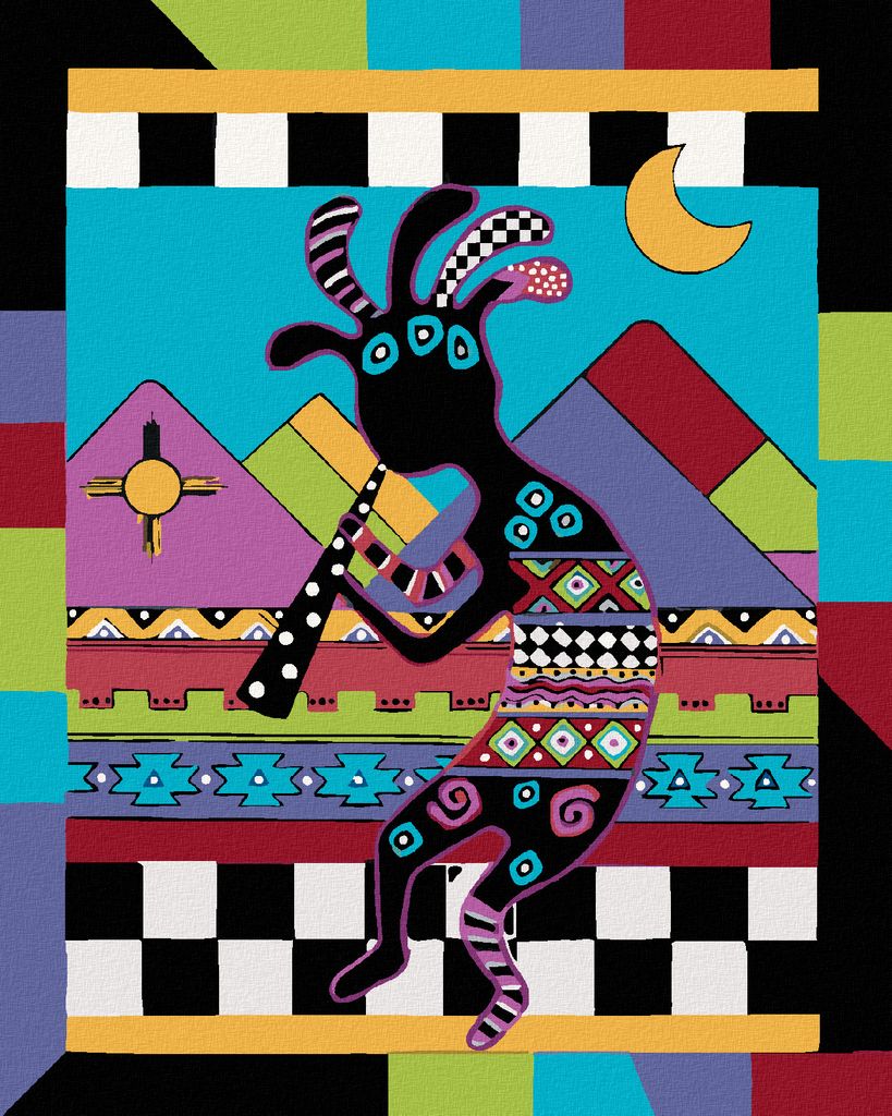 Zuty - Malen nach Zahlen - ALIEN (JONNA JAMES), 40x50 cm, mit Keilrahmen (bereits gespannt)